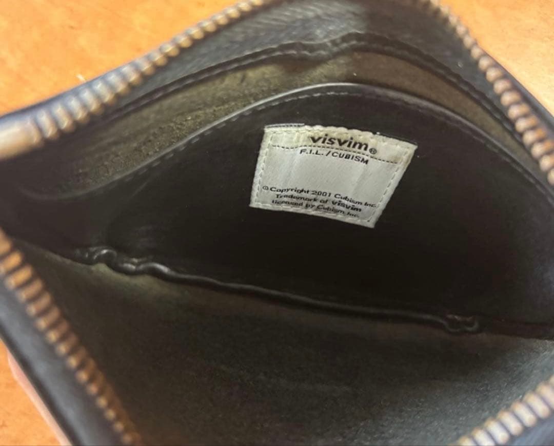 visvim LEATHER WALLET ブラック L