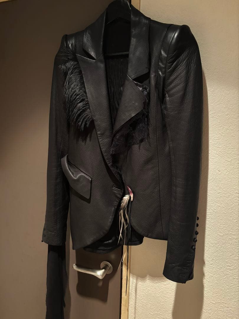 ジャケット・アウター IF SIX WAS NINE LEATHER BLAZER