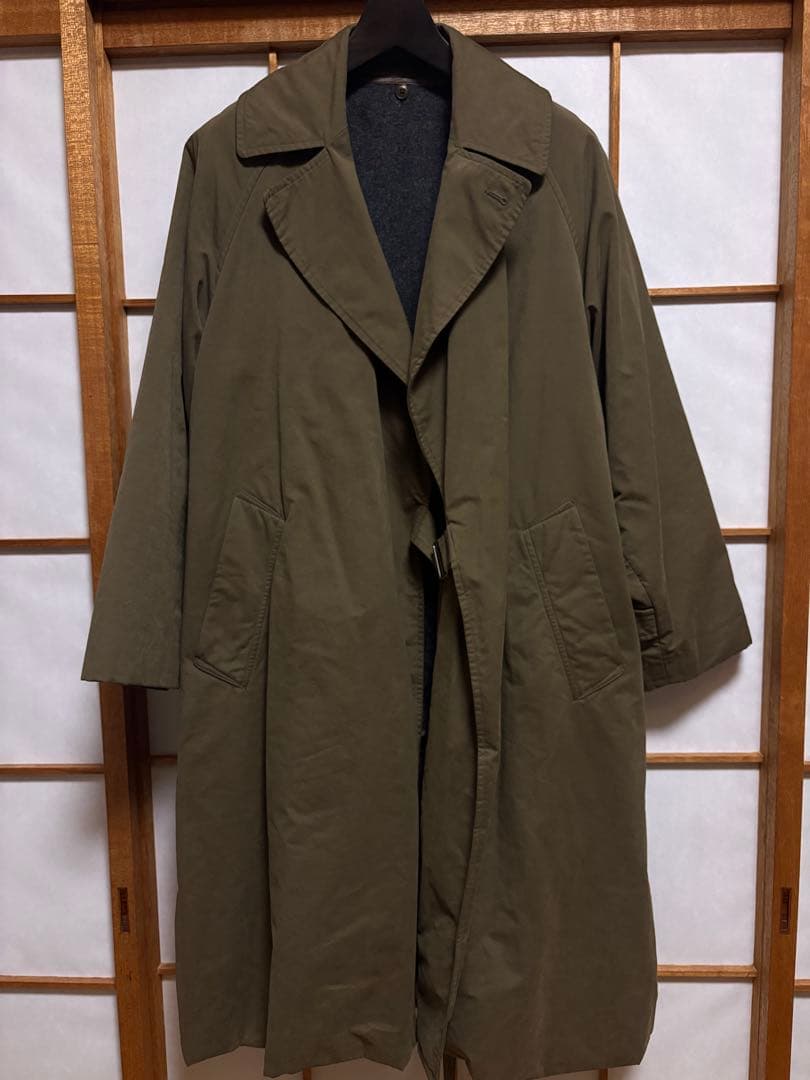定価13.2万円 19aw サイズ1 COMOLI タイロッケンコート カーキ