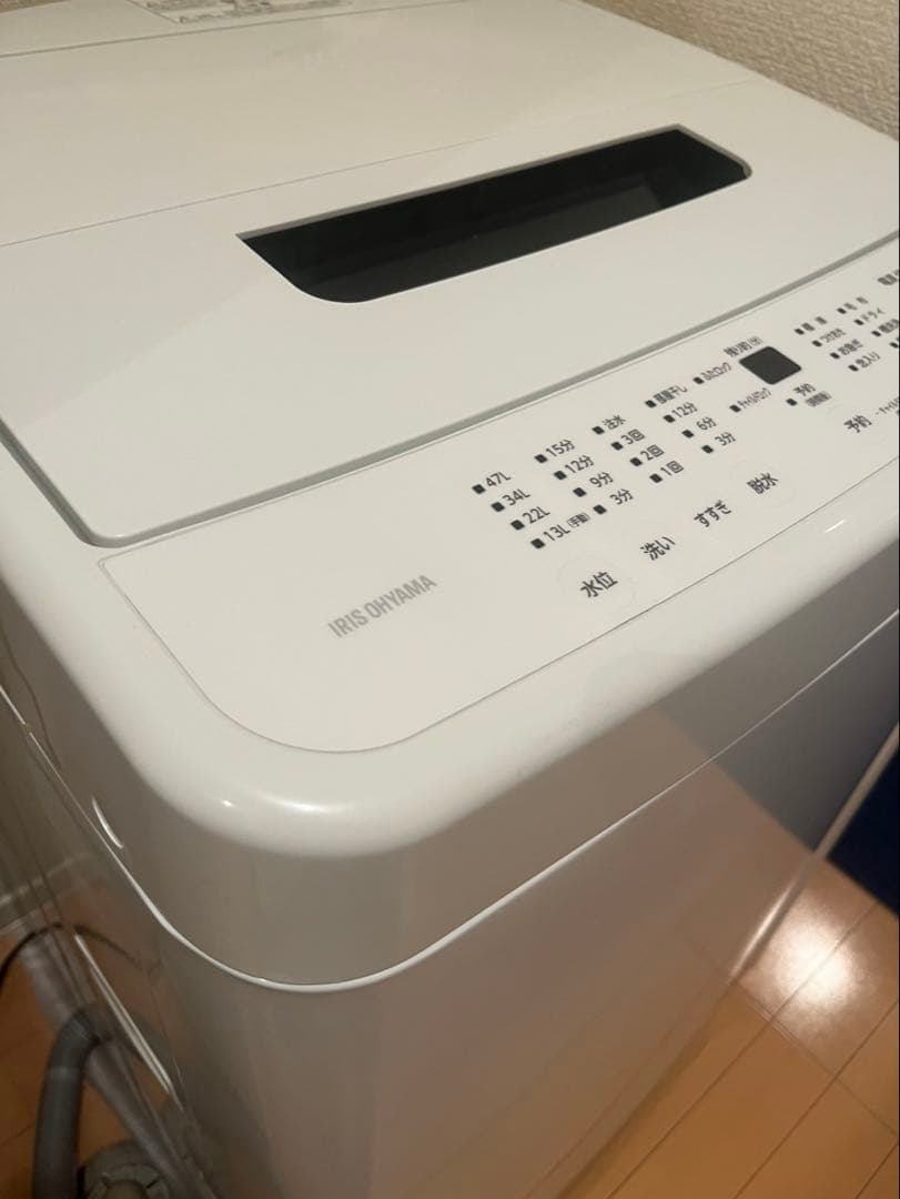 アイリスオーヤマ　2023年製洗濯機 5kg IAW-T504-W ホワイト