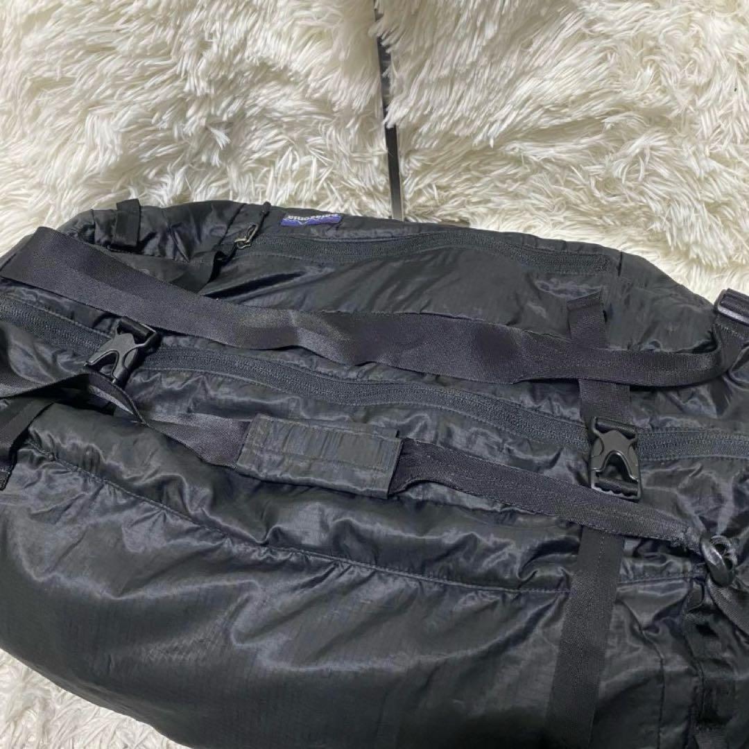 廃盤品　パタゴニア　ライトウェイト　トラベル　ダッフル　バック　黒　パッカブル