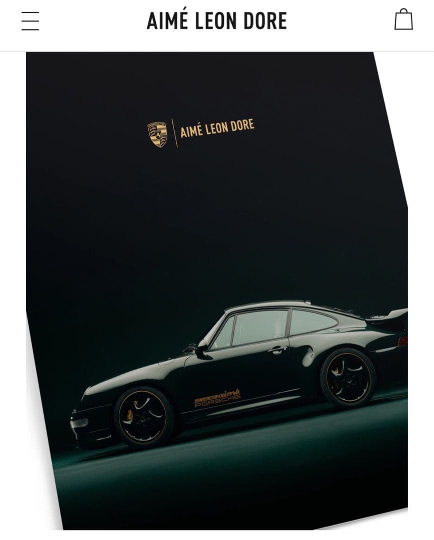 即完売 aime leon dore × Porsche ポルシェ ポスター