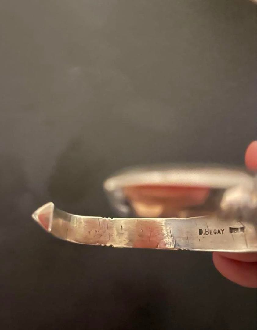 D. BEGAY ナバホ族 シルバーバングル ヴィンテージ48g