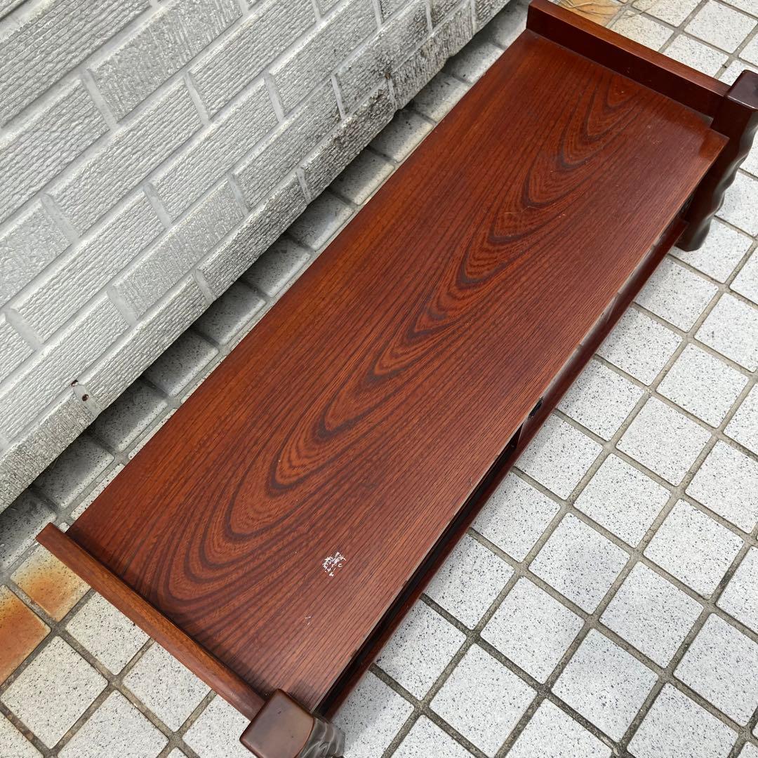 昭和レトロ 無垢材欅ケヤキ 床置き箪笥 和箪笥 民芸家具 古家具 床の間 飾り棚