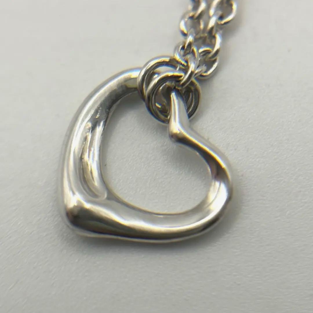TIFFANY&Co.【美品】3連トリプルオープンハートブレスレット　925