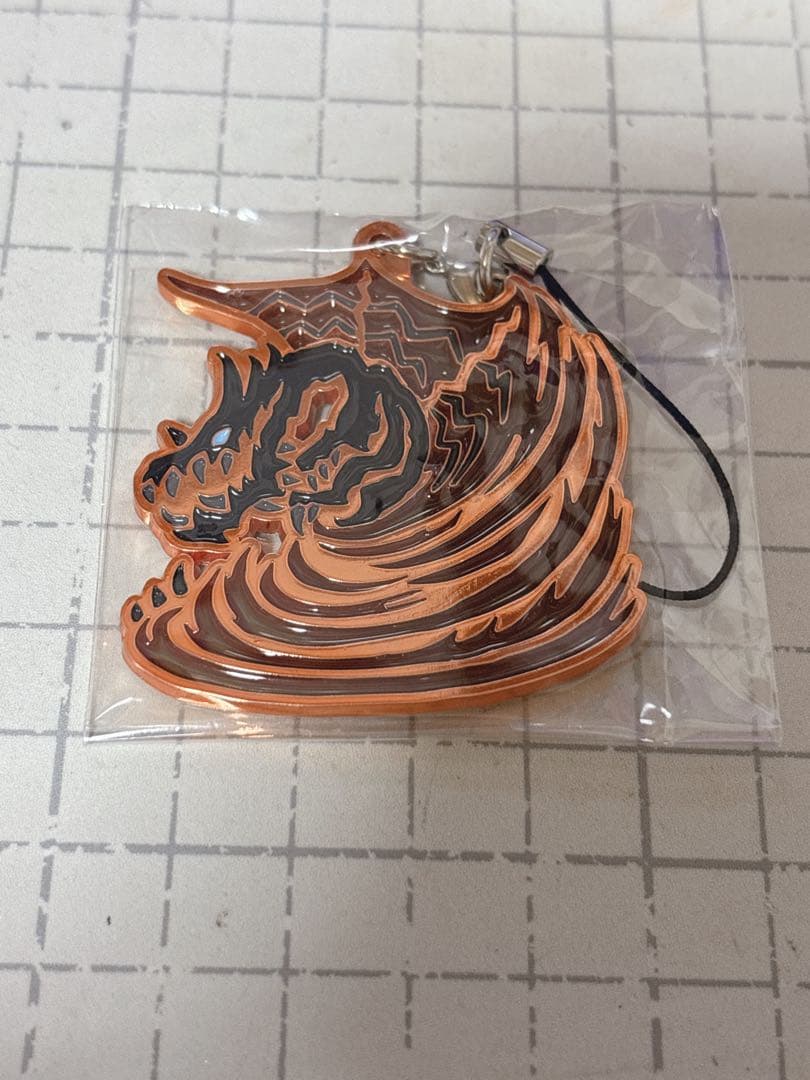 モンハン　モンスターアイコンステンド　歴戦王　クシャルダオラ　キーホルダー
