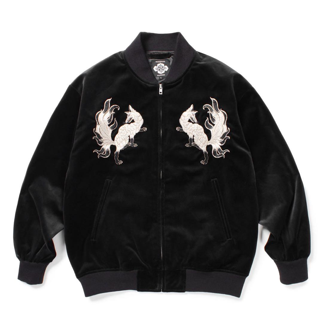 GAKKIN BUDSPOOL 白墨狐 SOUVENIR JACKET M