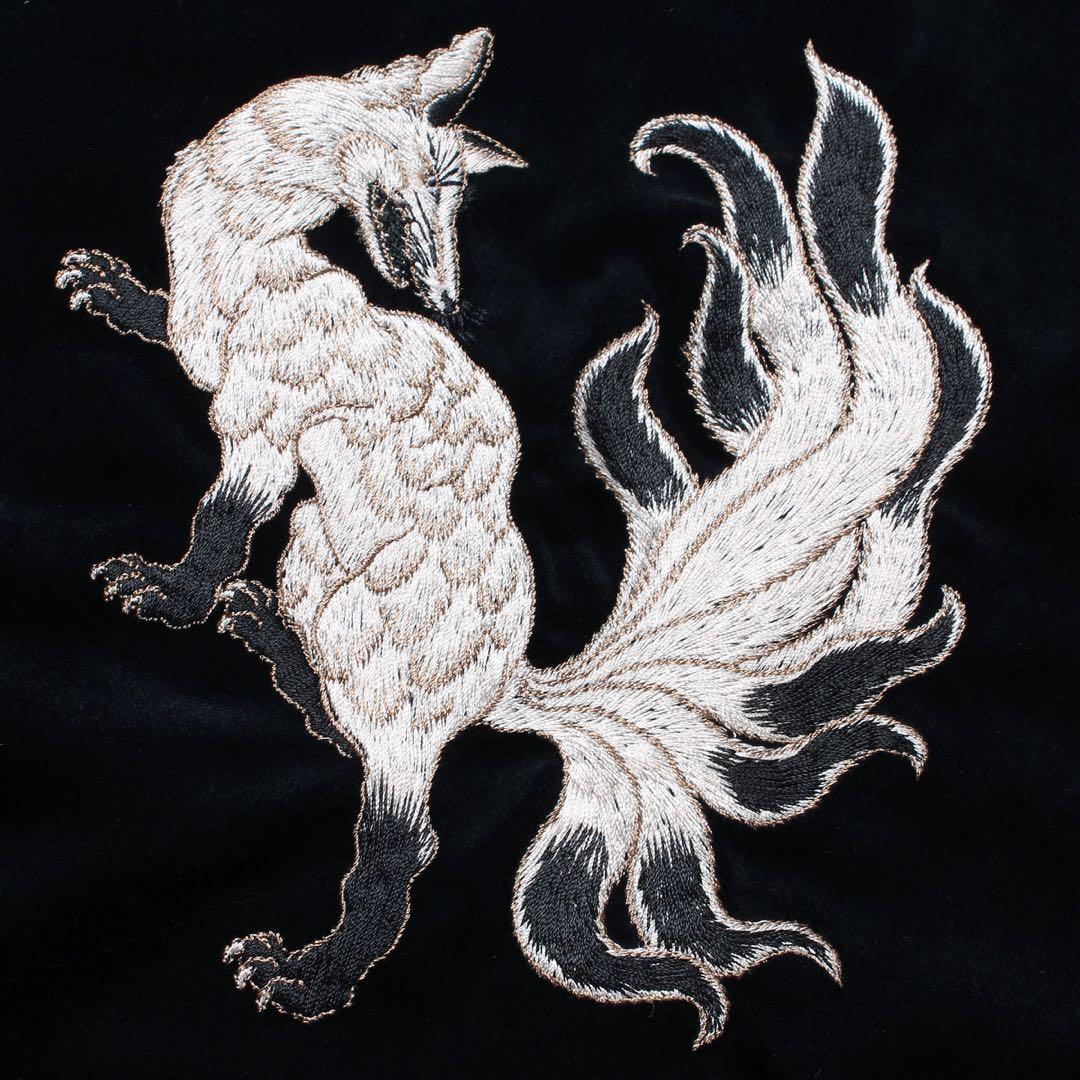 GAKKIN BUDSPOOL 白墨狐 SOUVENIR JACKET M