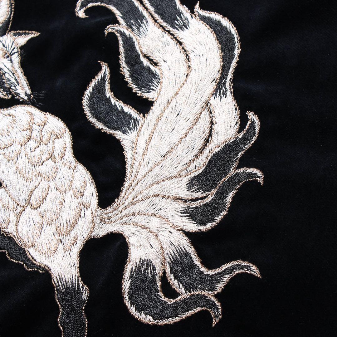 GAKKIN BUDSPOOL 白墨狐 SOUVENIR JACKET M