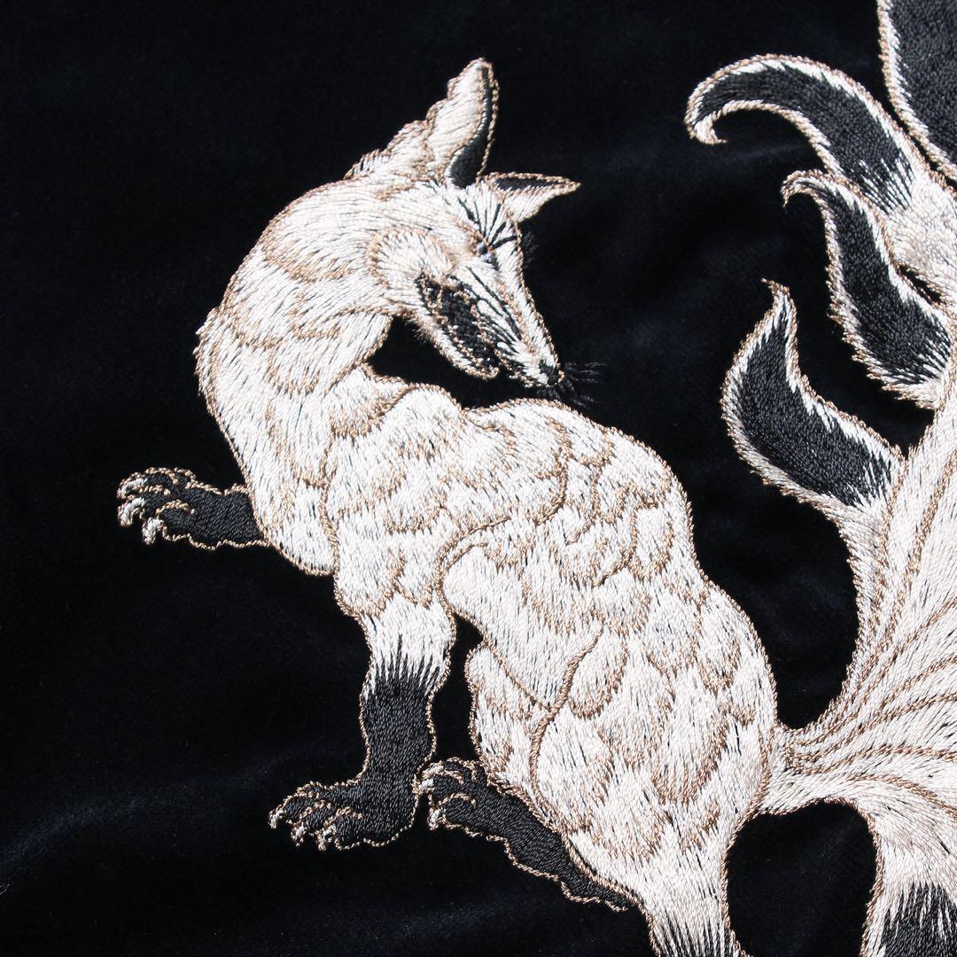GAKKIN BUDSPOOL 白墨狐 SOUVENIR JACKET M