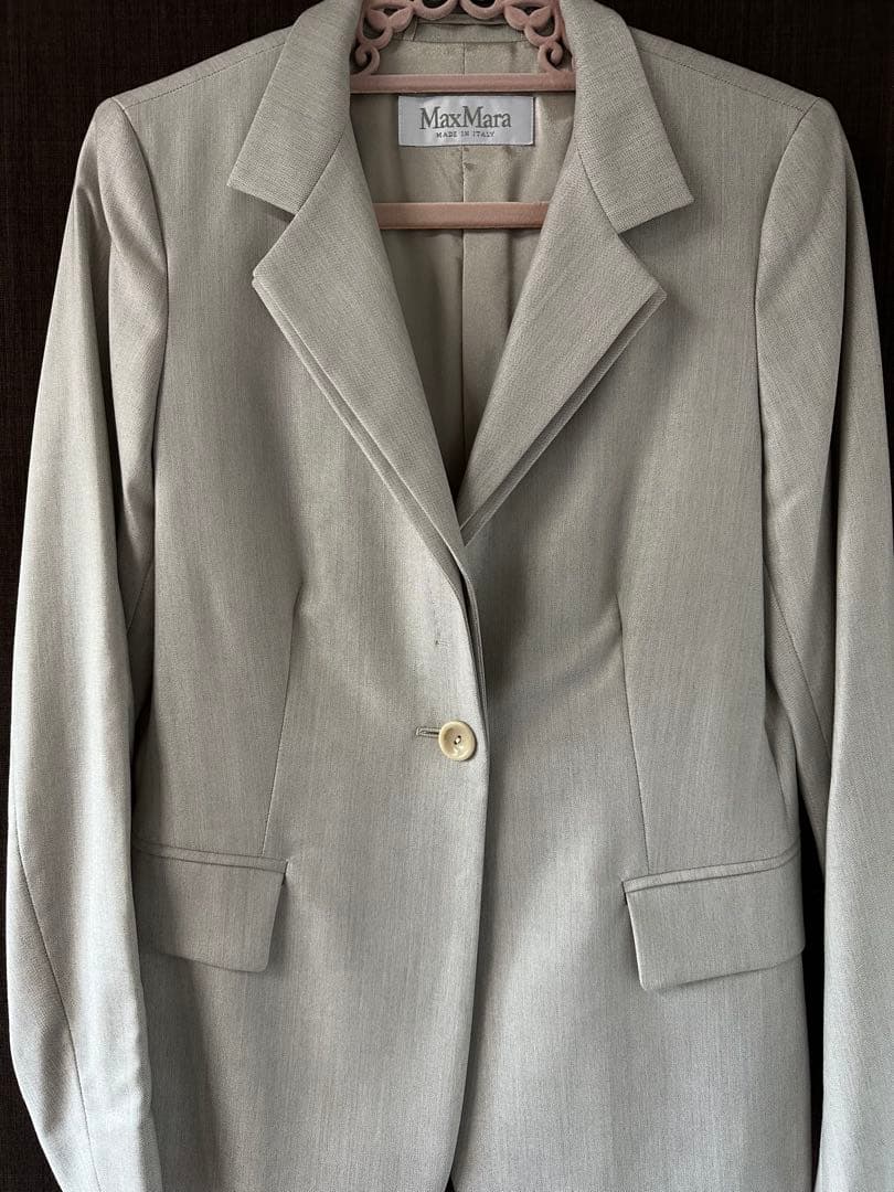 Max Mara グレー ビジネスパンツスーツ