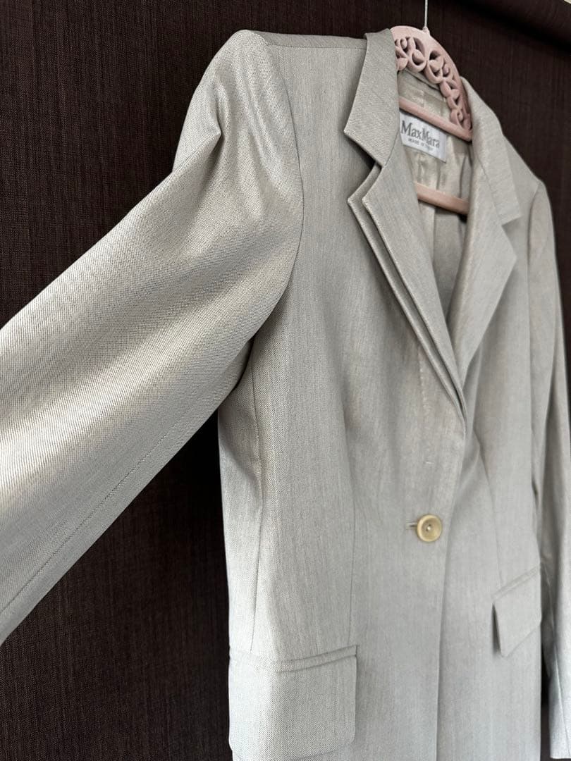 Max Mara グレー ビジネスパンツスーツ