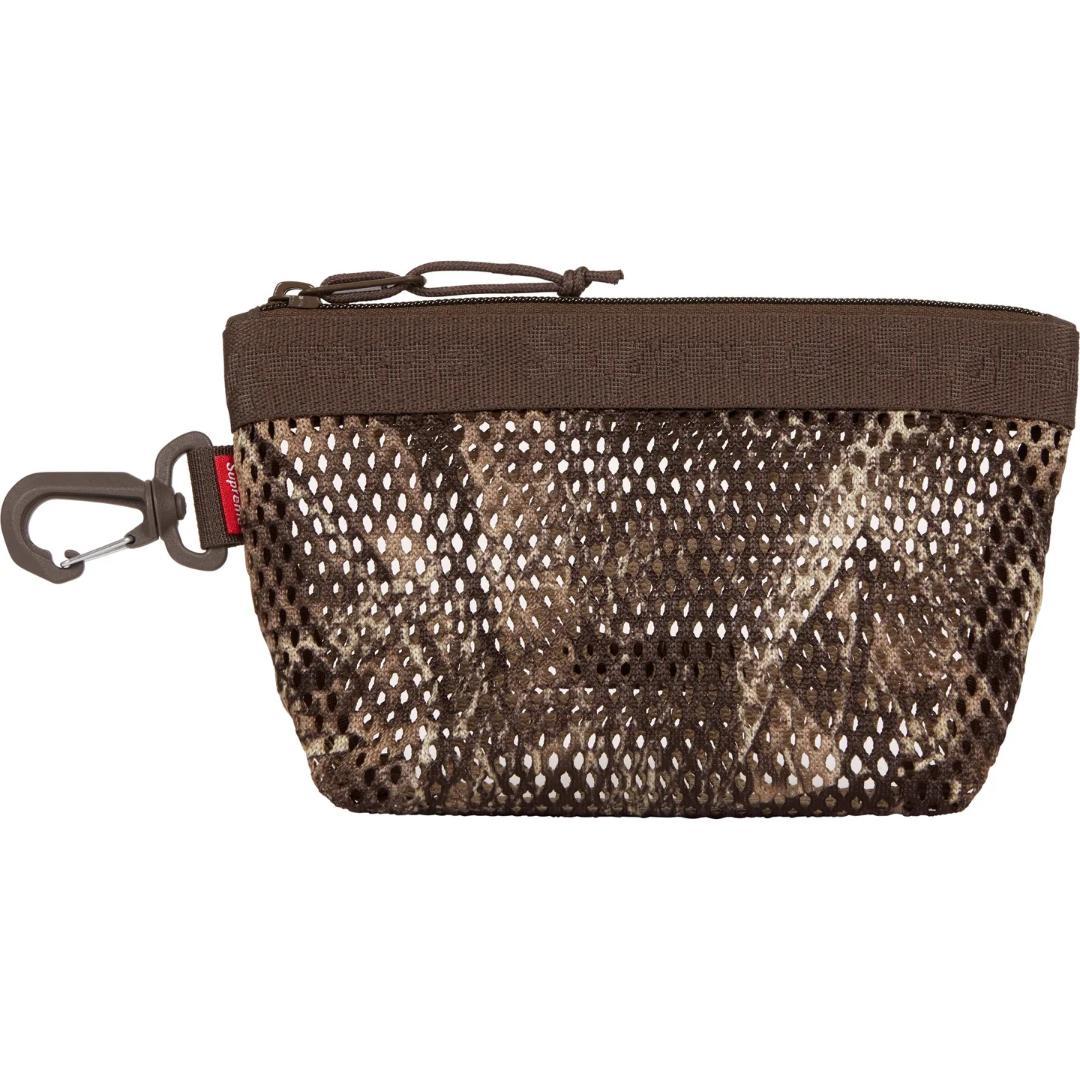 Supreme Mesh Mini Pouch Timber Camo 迷彩