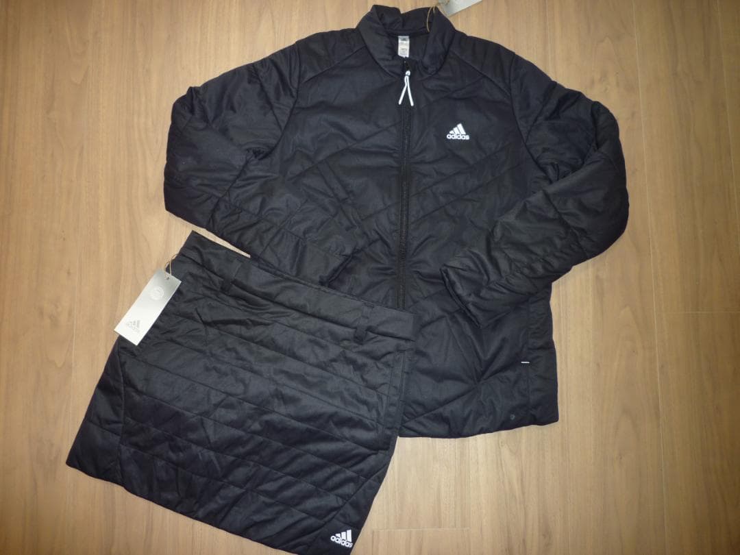 【新品S】adidas アディダスゴルフ中綿ジャケット&スカート セットアップ