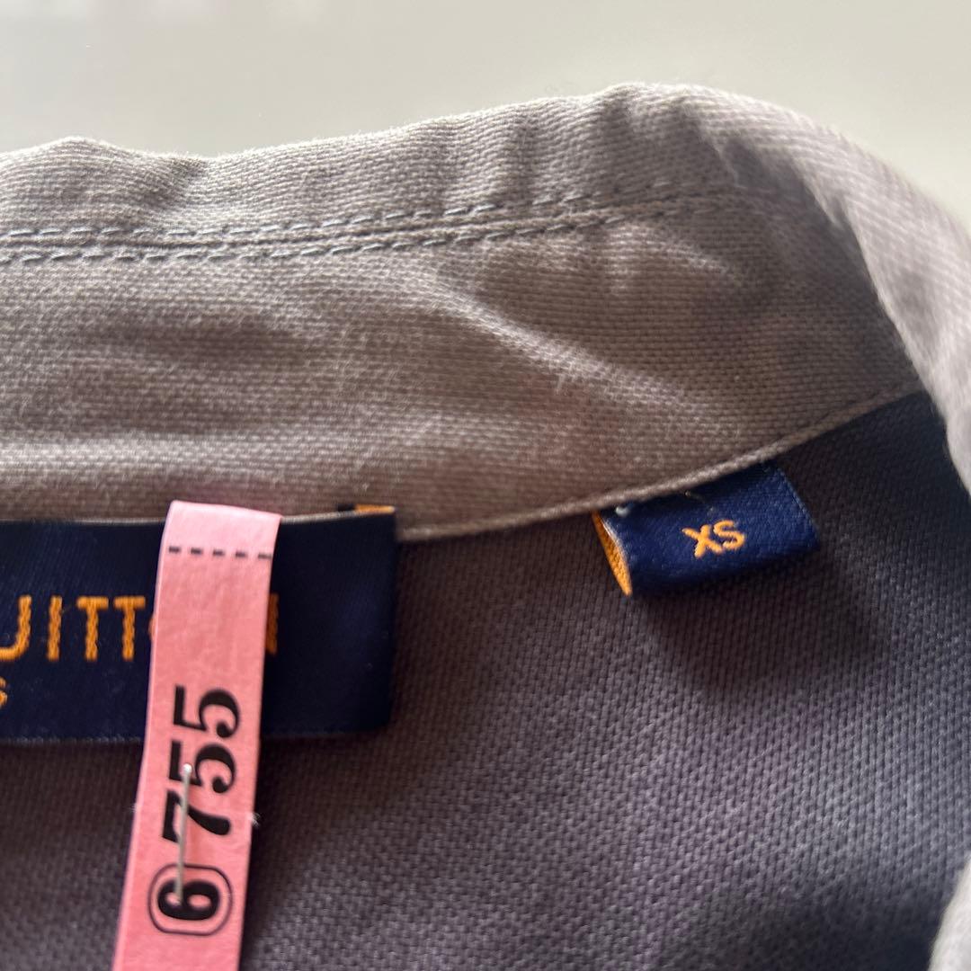 LOUIS VUITTON カラーブロックデザイン 長袖シャツ XS