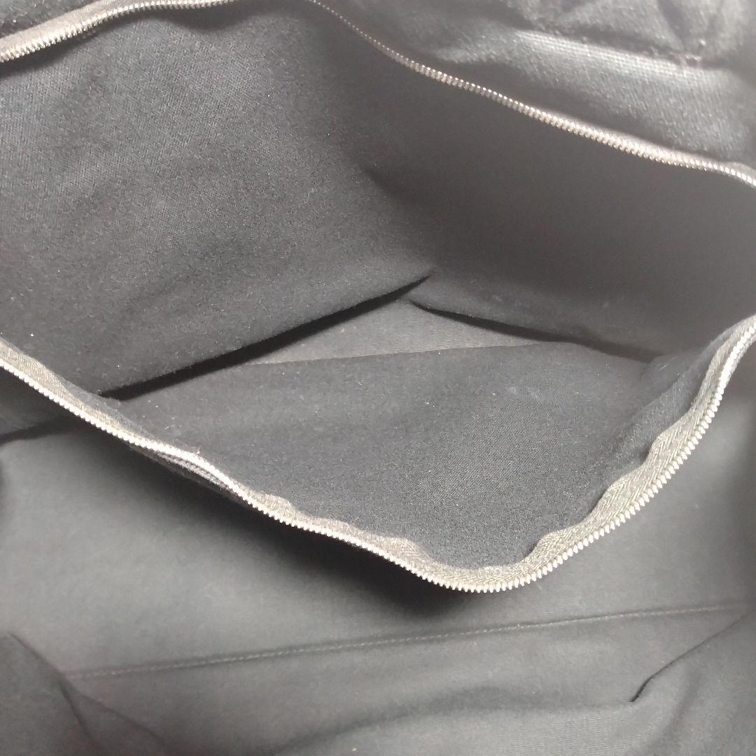 エルメス HERMES フールトゥ GM キャンバス トートバッグ ブラック 黒