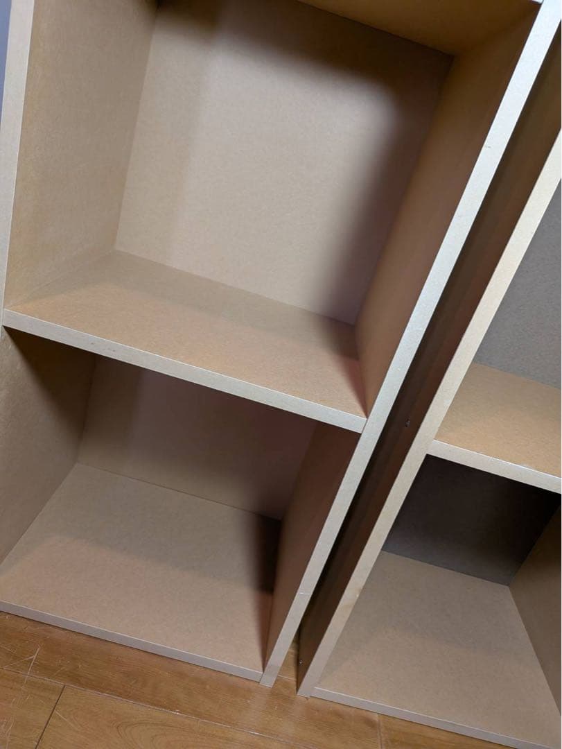 ■送料込■無印 MUJI パルプボードボックス 3段 棚 シェル廃盤カラーBOX