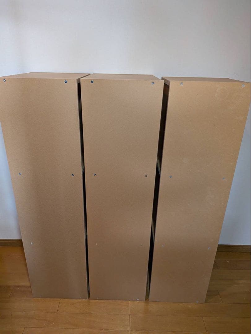 ■送料込■無印 MUJI パルプボードボックス 3段 棚 シェル廃盤カラーBOX