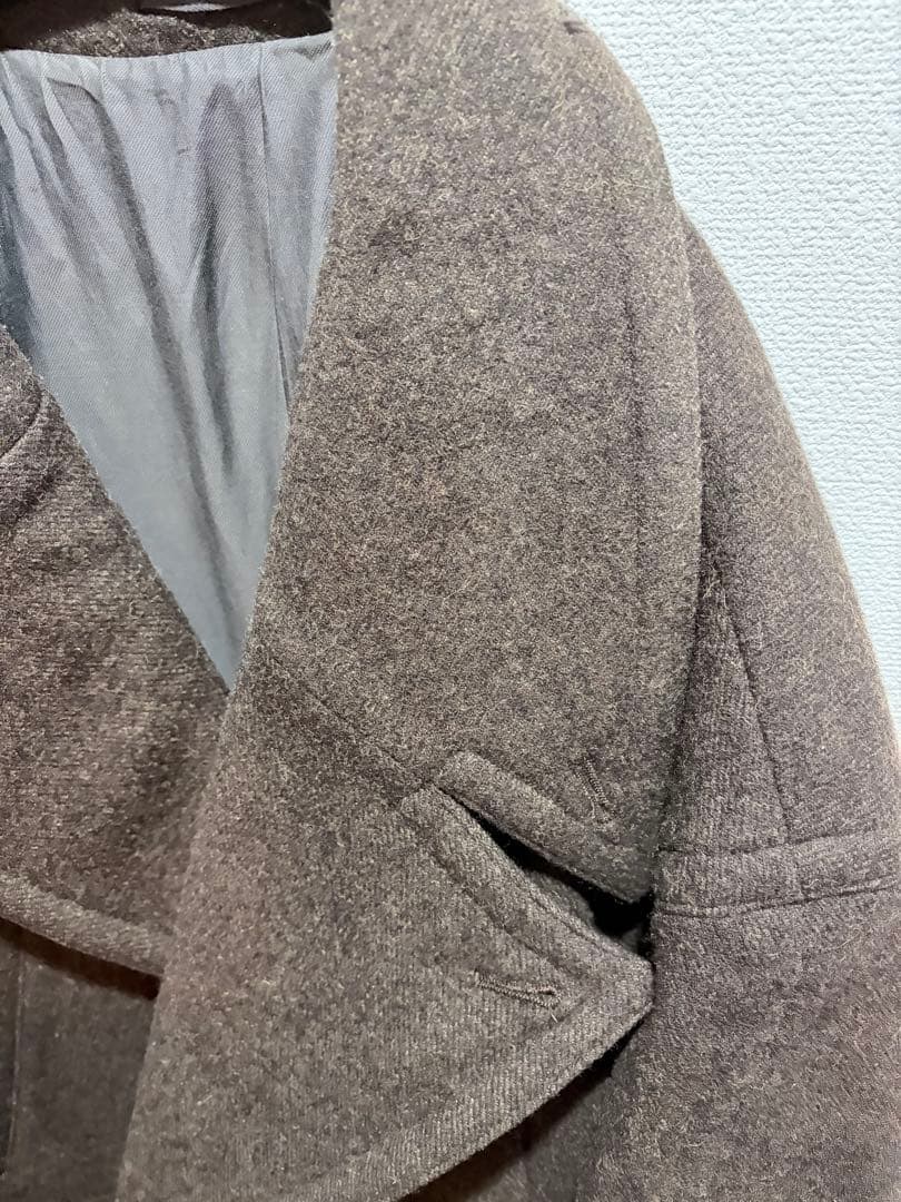 ジャケット・アウター YOKE OVERSIZED DOUBLE BREASTED HALF COAT