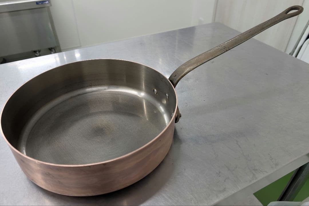 アンティーク　銅製 片手鍋 約28cm