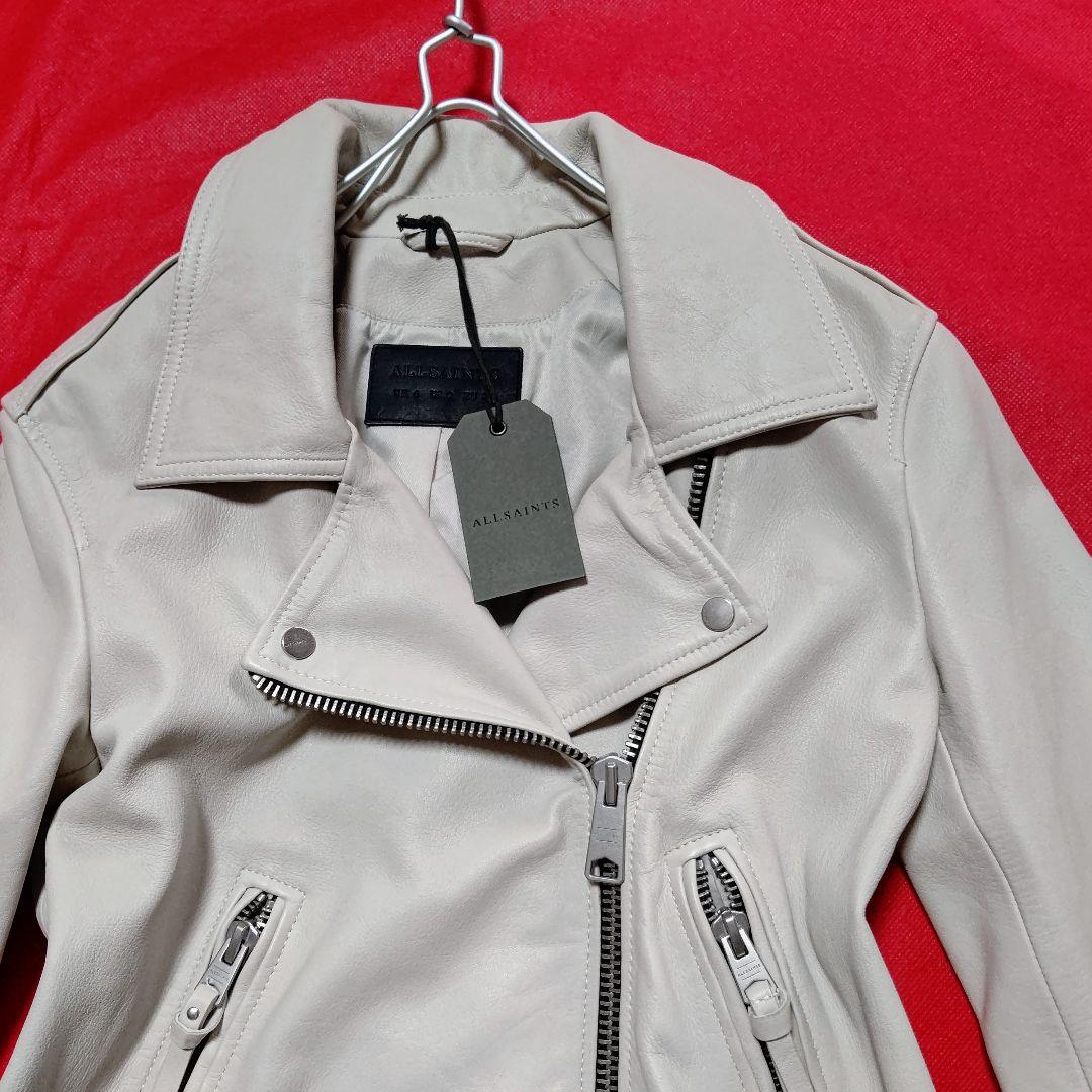【新品 100100円】高級 ALLSAINTS シープスキン レザージャケット