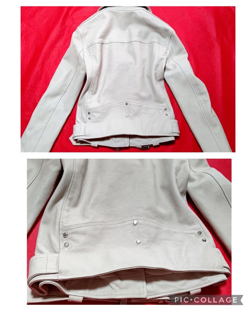 【新品 100100円】高級 ALLSAINTS シープスキン レザージャケット