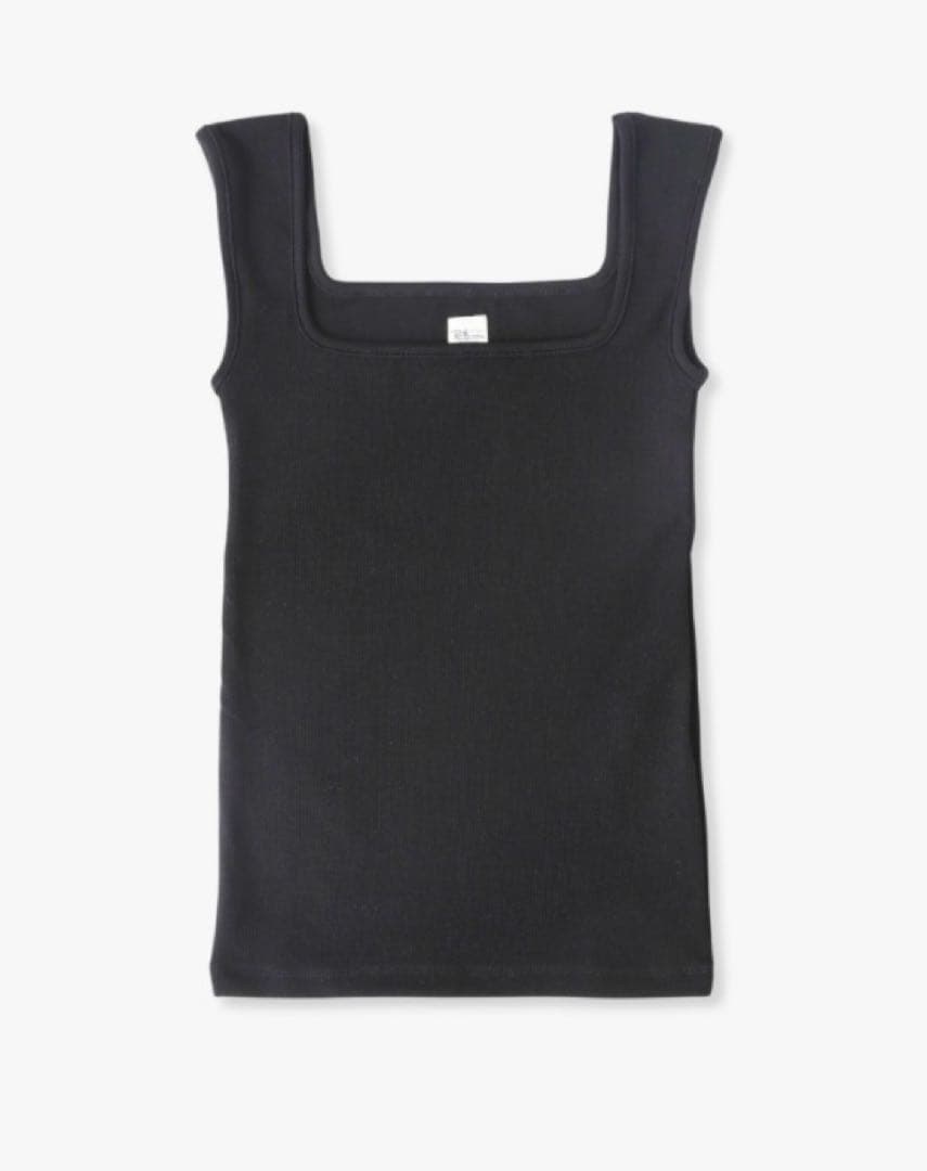 ロンハーマン　ベアリブタンクトップ　ブラック　S