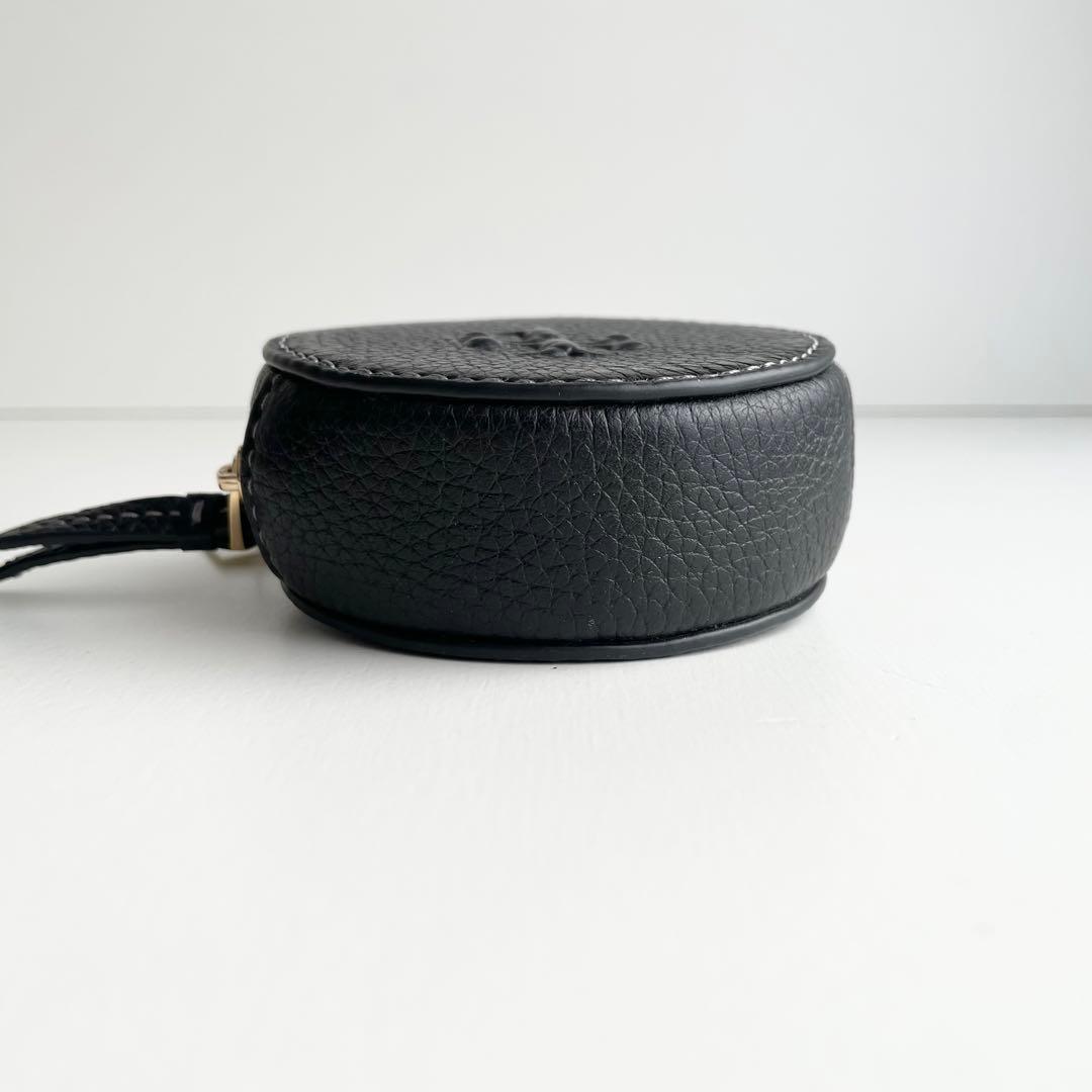 トリーバーチ バッグチャーム ポーチ 小物入れ レザー ロゴ テア 新品