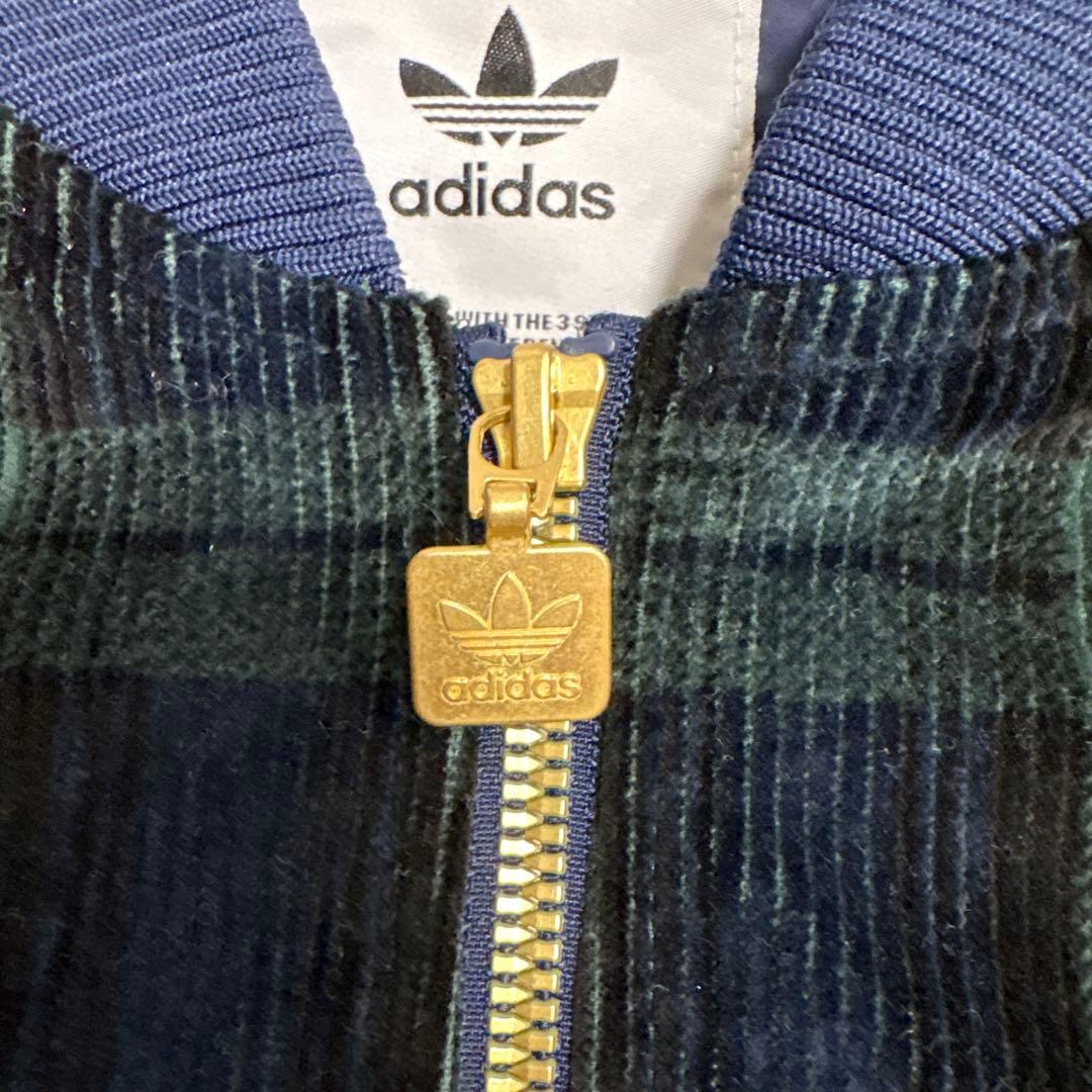 adidas タータンカレッジジャケット