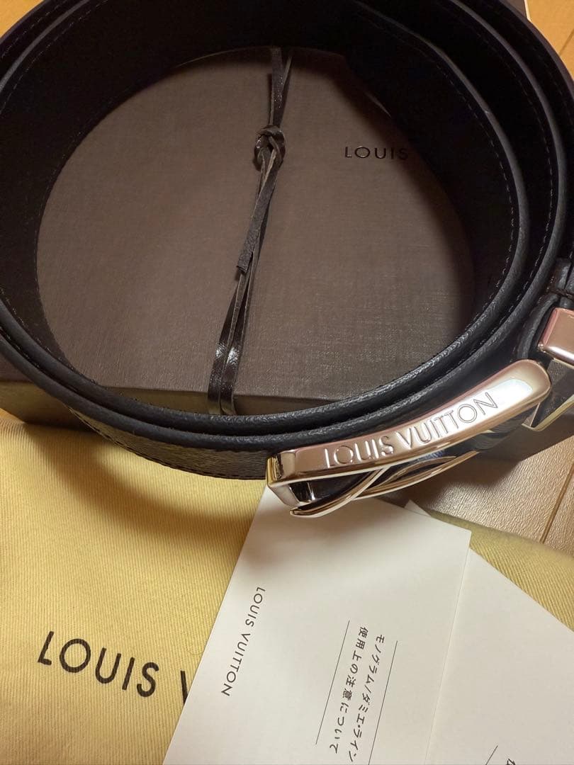 【未使用】LOUIS VUITTON モノグラム ベルト