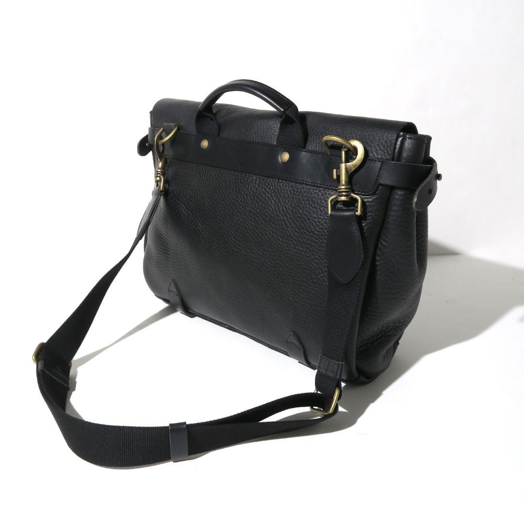 定価55,000円 BANANA REPUBLIC レザーメッセンジャーバッグ