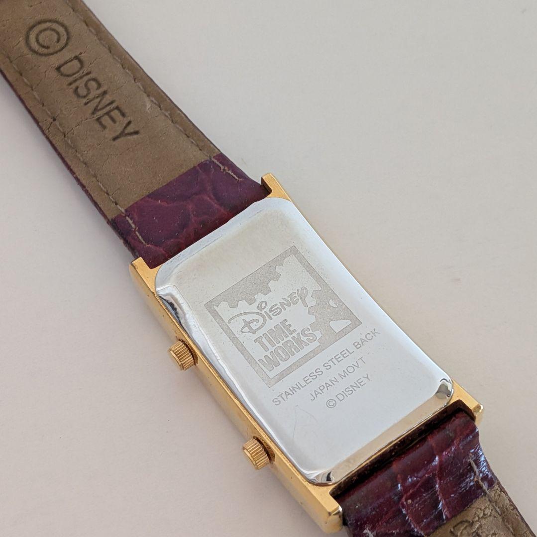 動作○ Vintage Disney Mickey Minnie 腕時計 希少