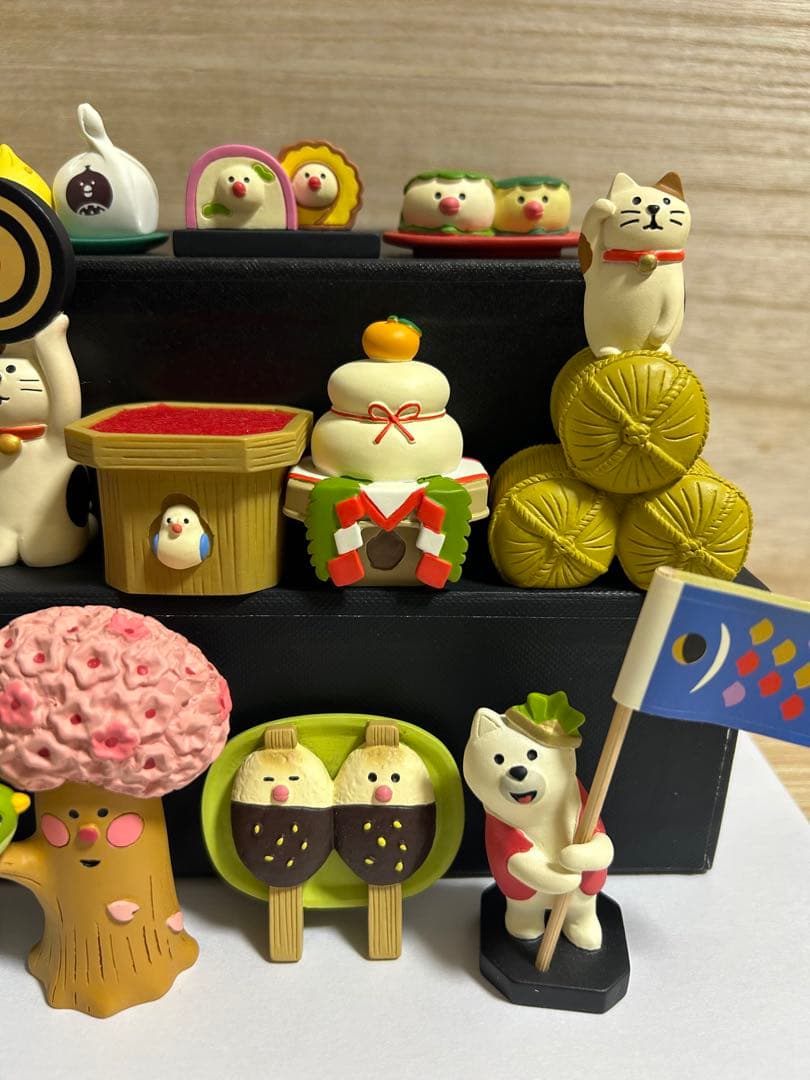 デコレ コンコンブル まとめ売り 地球儀猫など12点