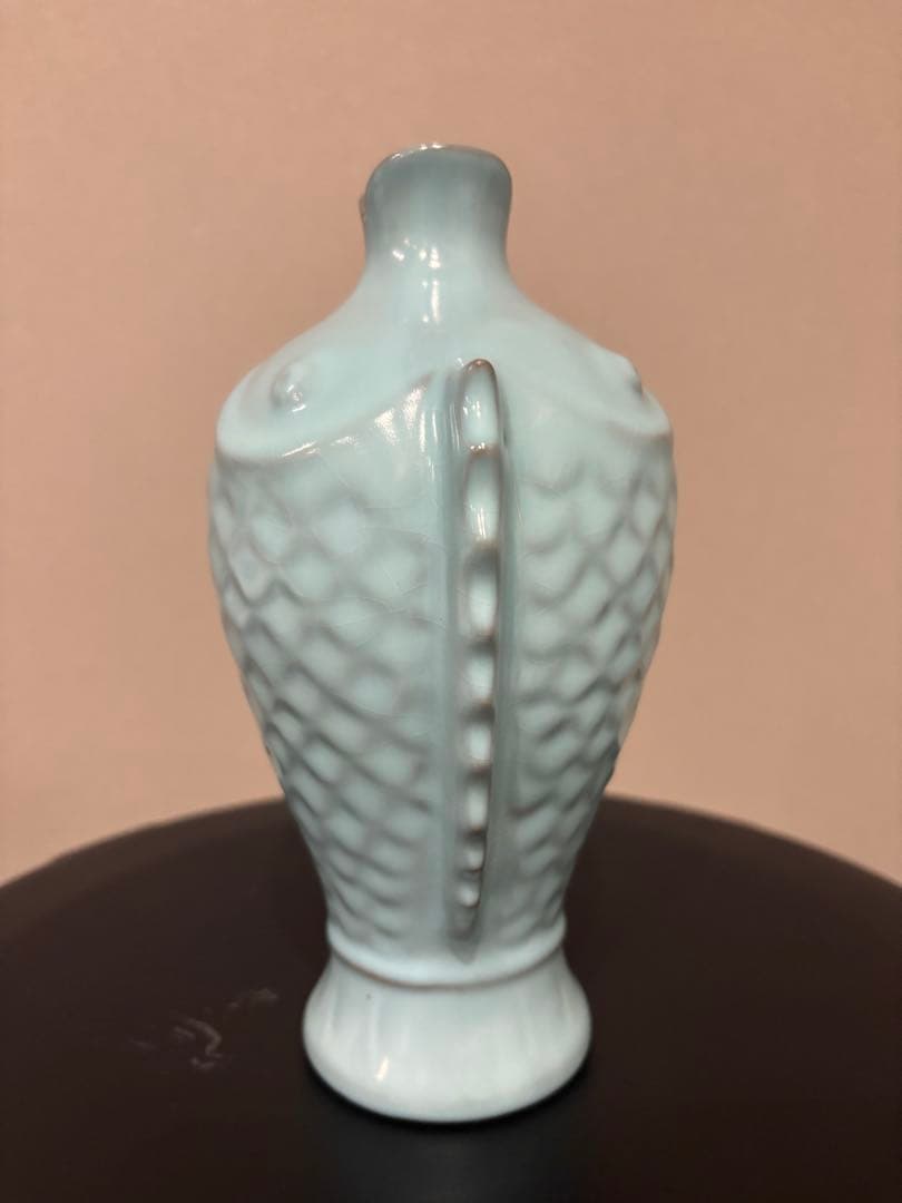 宋汝窯　双魚瓶の写し　現代工芸品