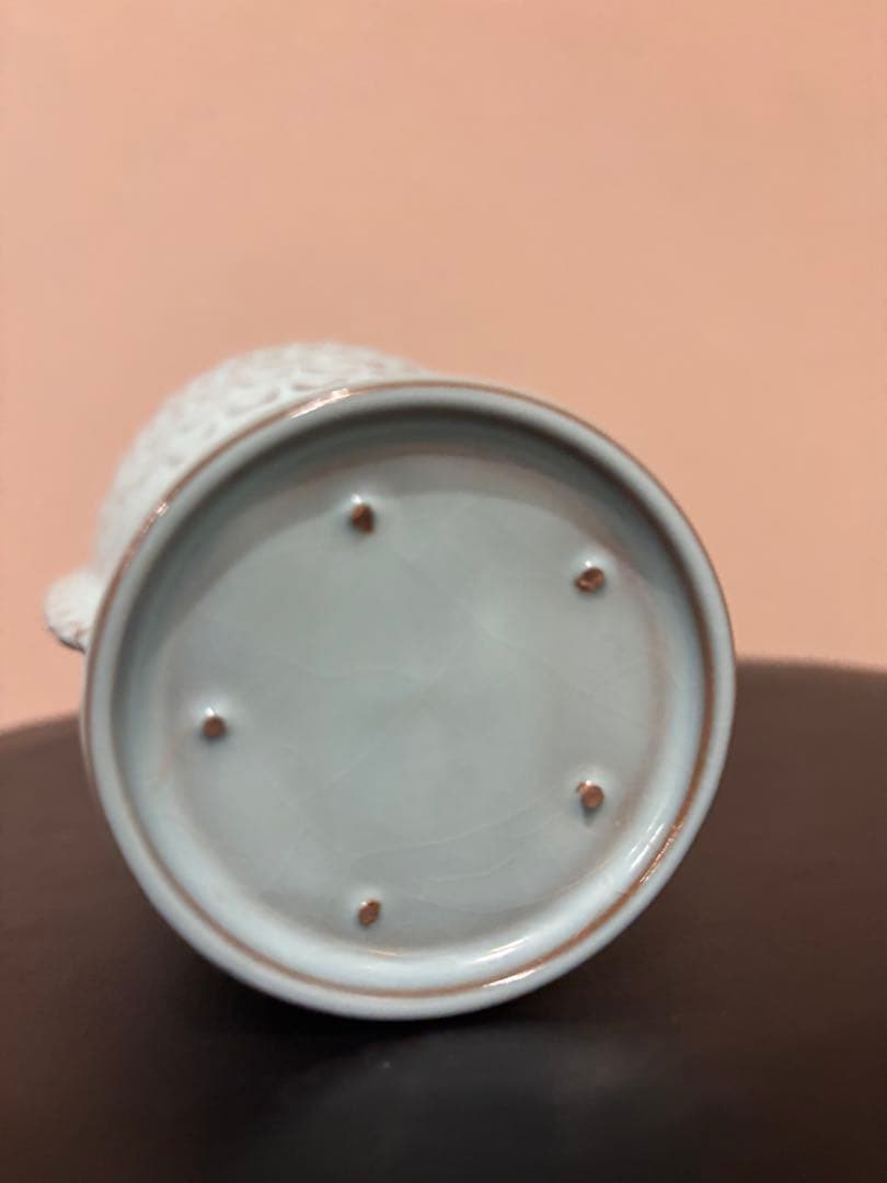 宋汝窯　双魚瓶の写し　現代工芸品
