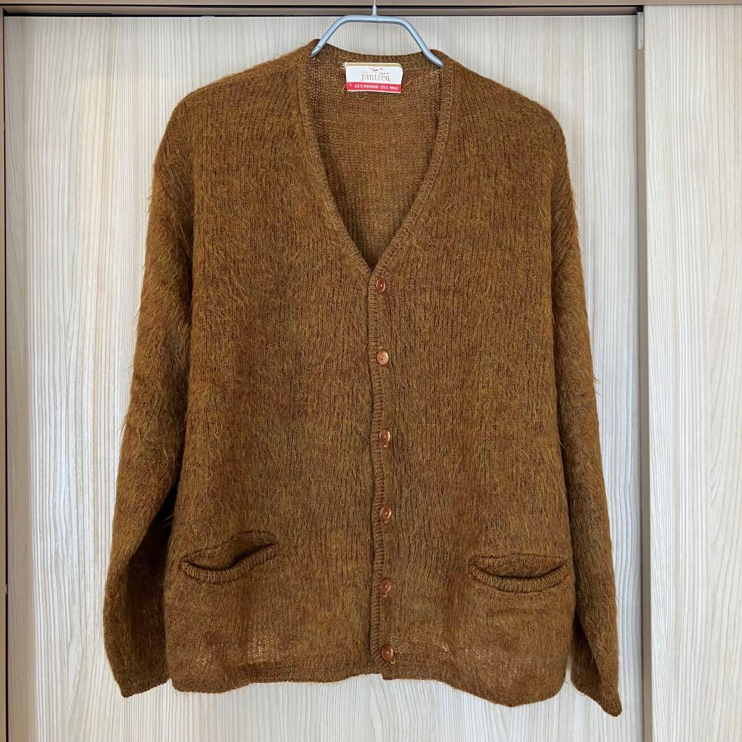 jantzen vintage モヘア カーディガン USA製 サイズL