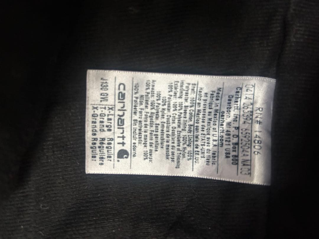 Carhartt グレー アクティブジャケット