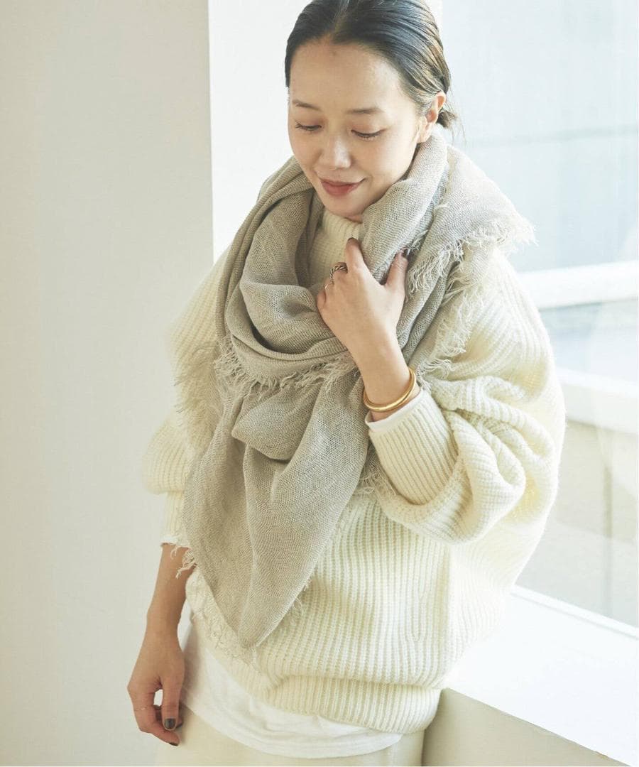 【新品】ASAUCE MELER/アソースメレ　SOFT KARAMI ストール