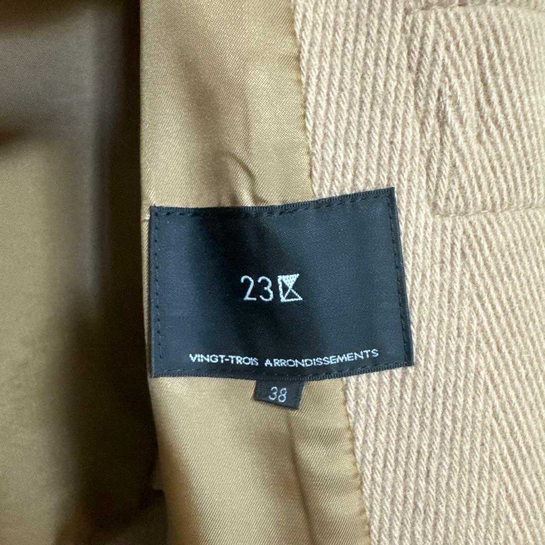 ◉好きなkoto☺︎  23区 ダッフルコート キャメル 38 M~L