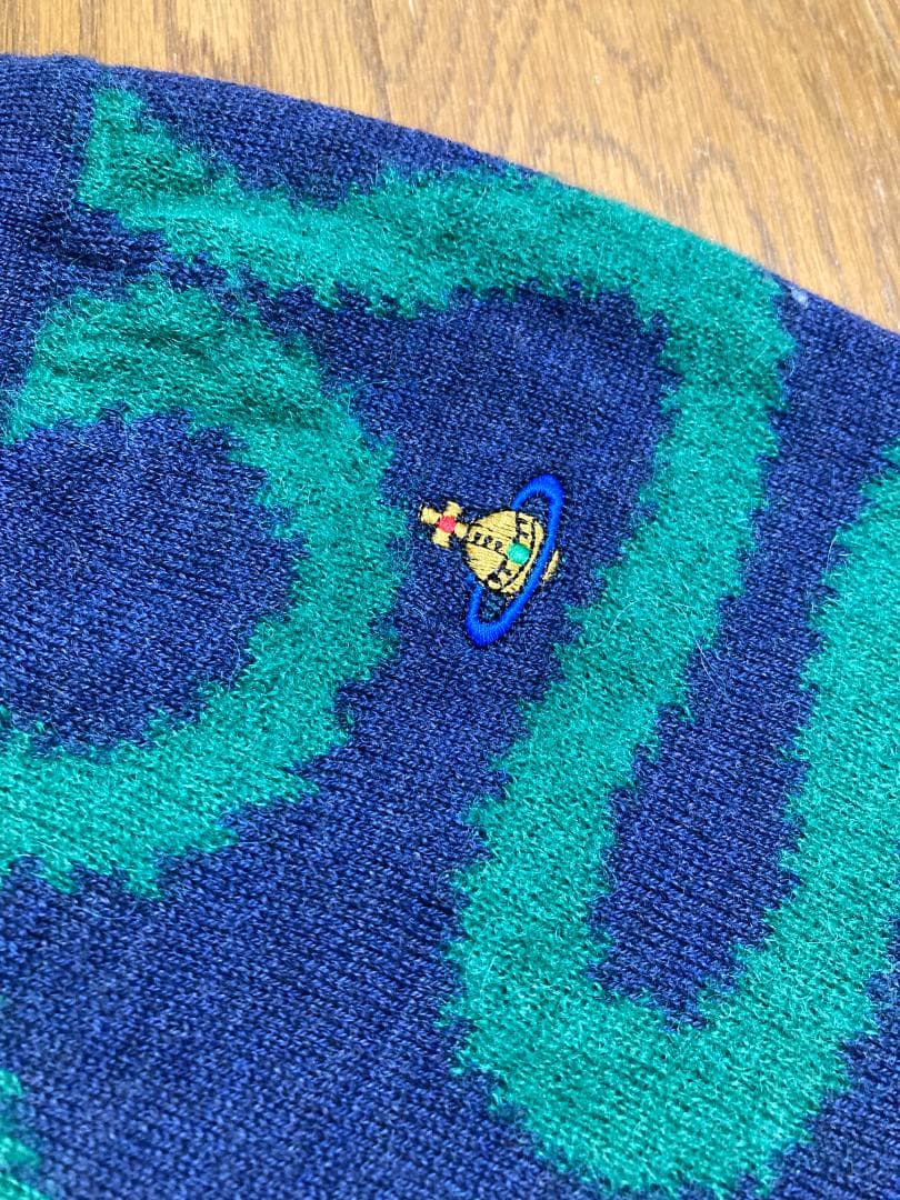 [VIVIENNE WESTWOOD] 21AW スクイグルニットパンツ S/M