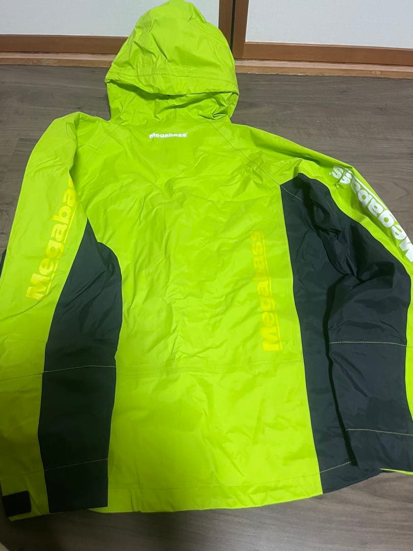 未使用　メガバス レインウエア　XL　MEGABASS　希少