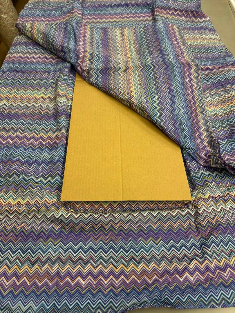 Missoni ミッソーニ 掛け布団カバー ジグザグ模様、マルチカラー