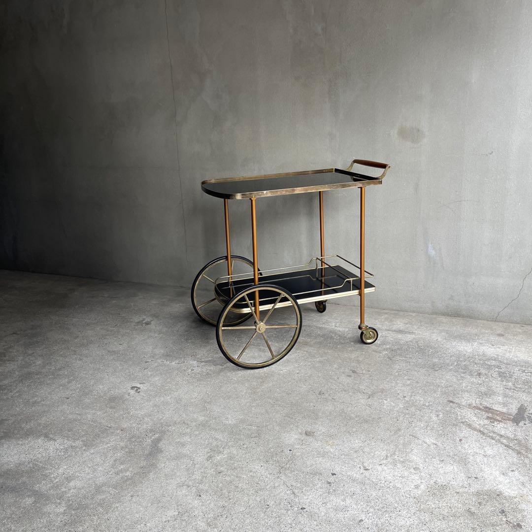 英国　PILKINGTON キッチンカート　ティートロリー　オールドヴィンテージ