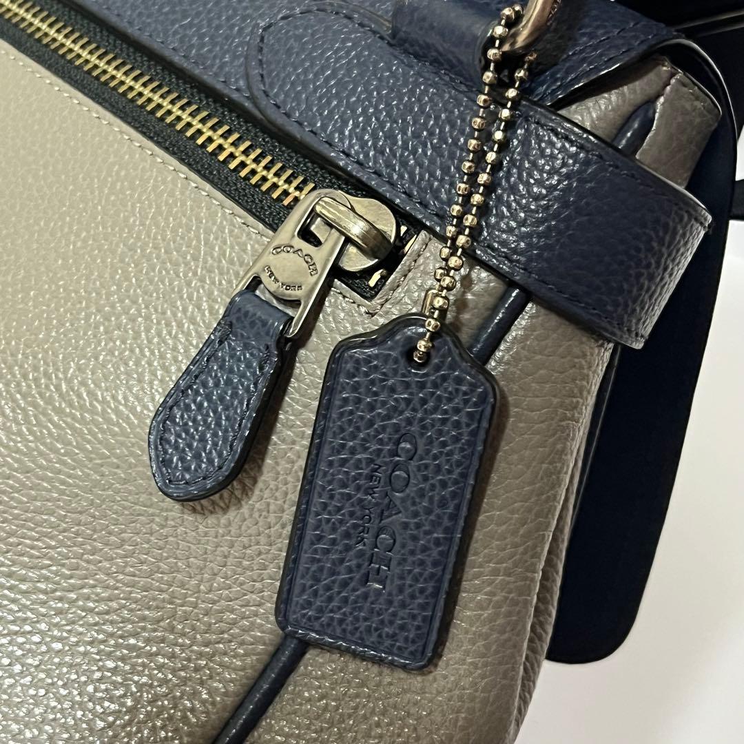 美品✨コーチ　ハドソン　2way メッセンジャーバッグ　ショルダー　レザー