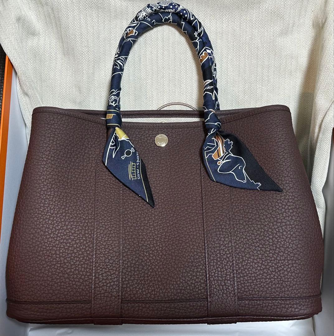 【新品未使用】HERMES ガーデンパーティー　tpm エルメス　ルージュセリエ