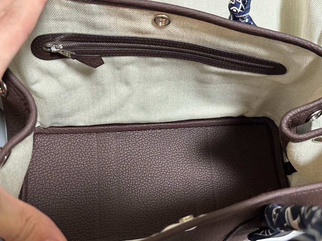 【新品未使用】HERMES ガーデンパーティー　tpm エルメス　ルージュセリエ