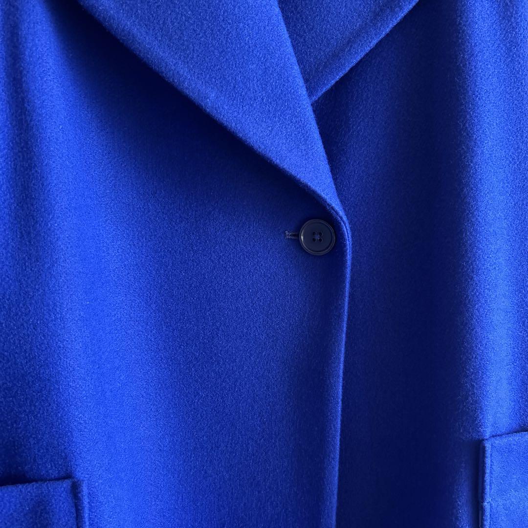 【WHO’S WHO gallery】ビッグテーラーコート ブルー フリーサイズ