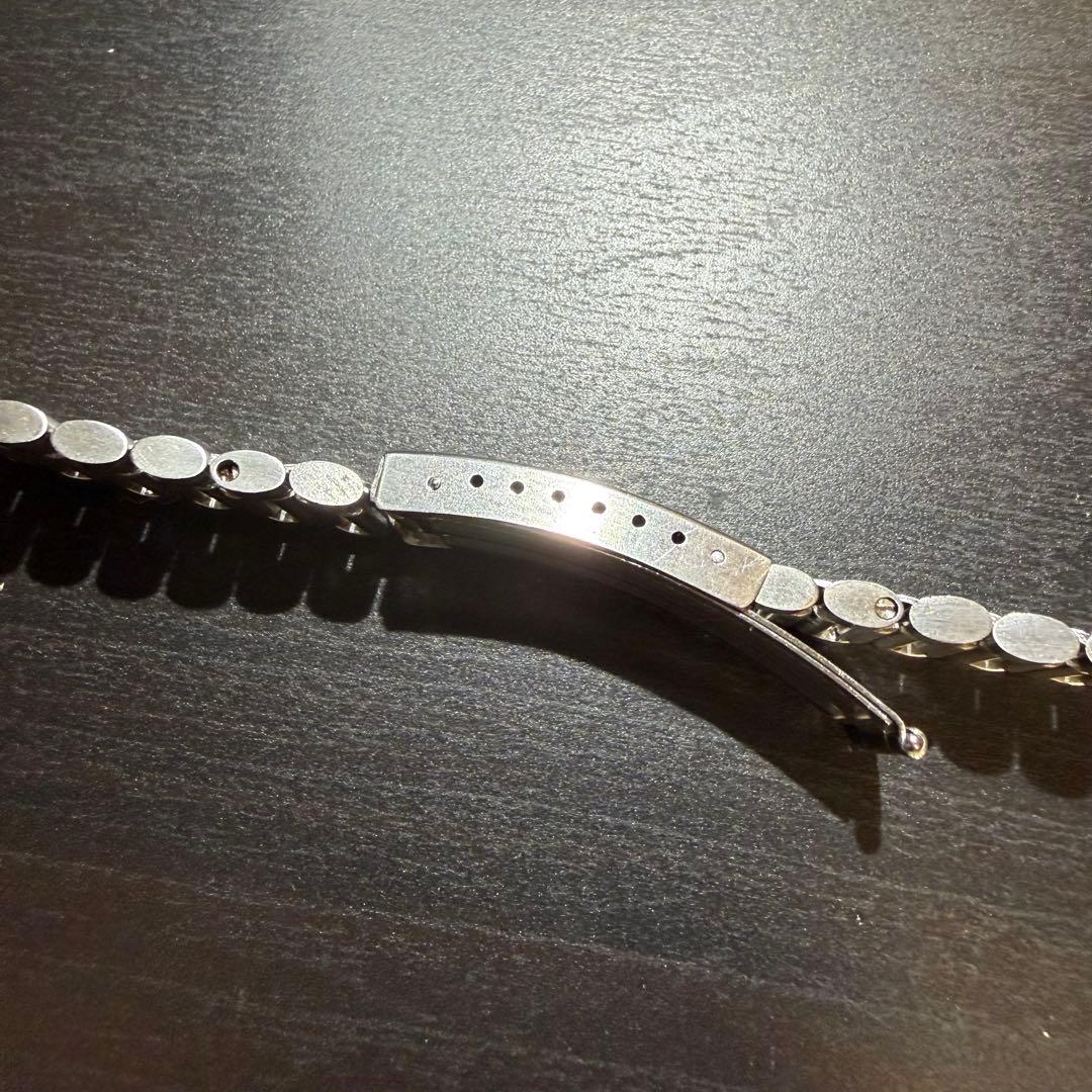 管163オメガOMEGA 1171 3連 純正ブレス取り付け幅19 FF676