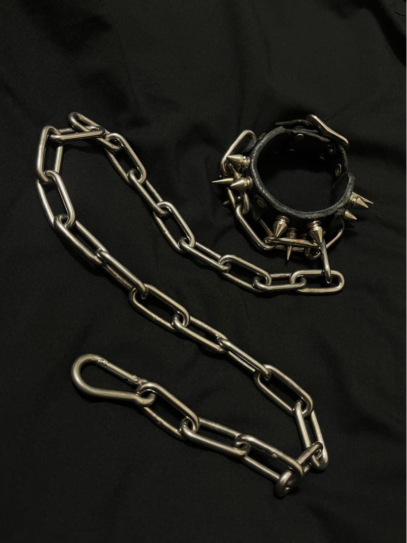 アクセサリー GINZI leather wrist band punk