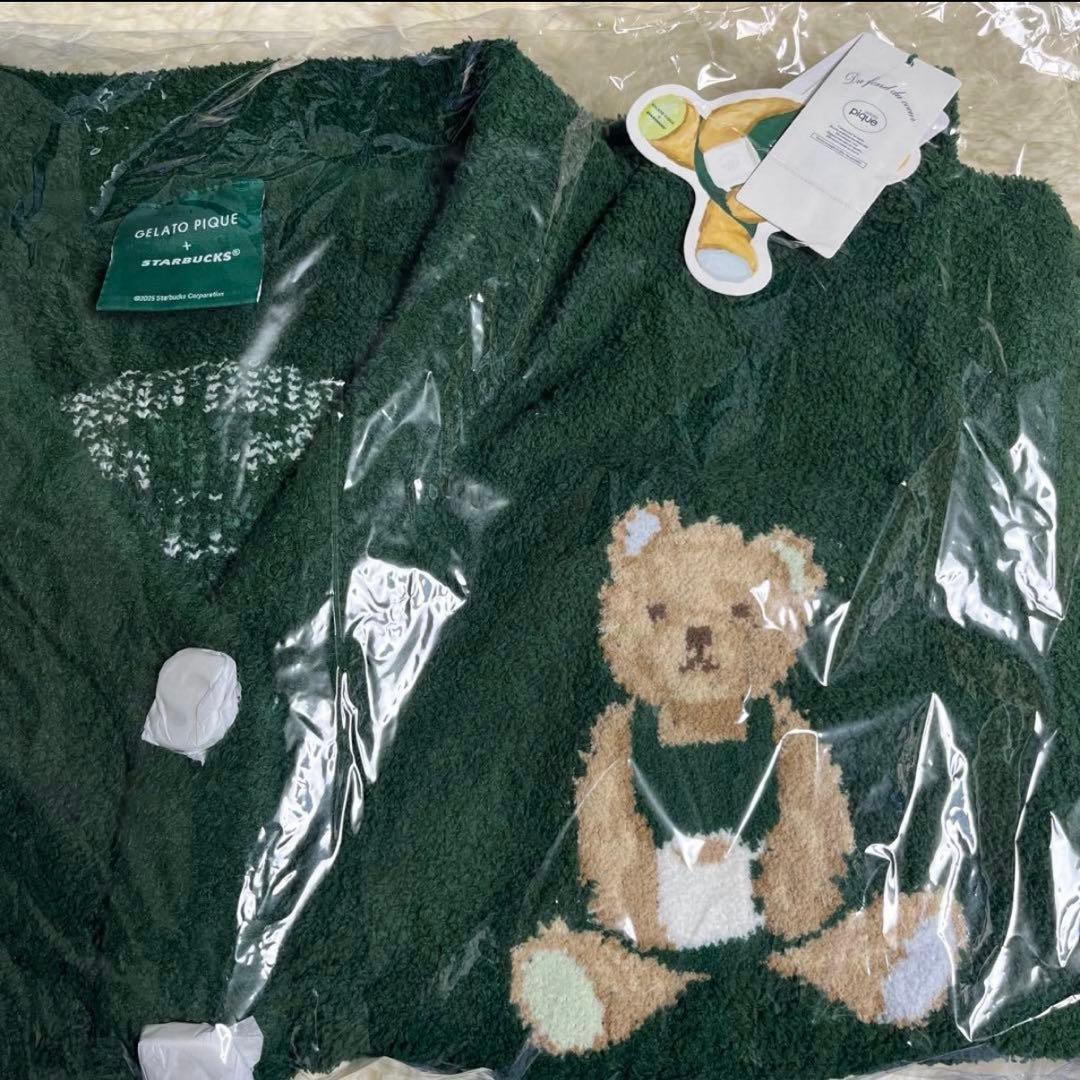 新品 GELATOPIQUE STARBUCKS カーディガン ジェラピケスタバ